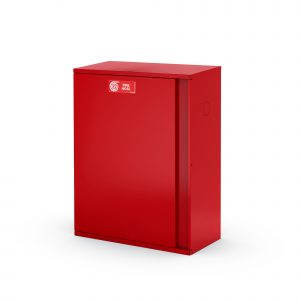 Porta manichetta UNI 70 verniciato - coperchio pieno